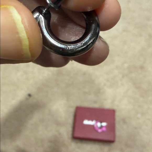 Salvatore Ferragamo Pink and Silver Earrings - Picture 4 of 6